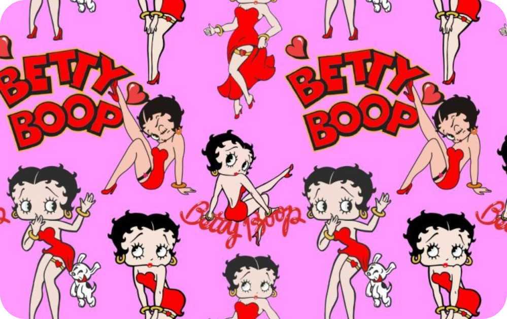 Custom Credit Card Decal| Waterproof Vinyl| Scratch Resistant| Sparkle Laminate| Betty Boop