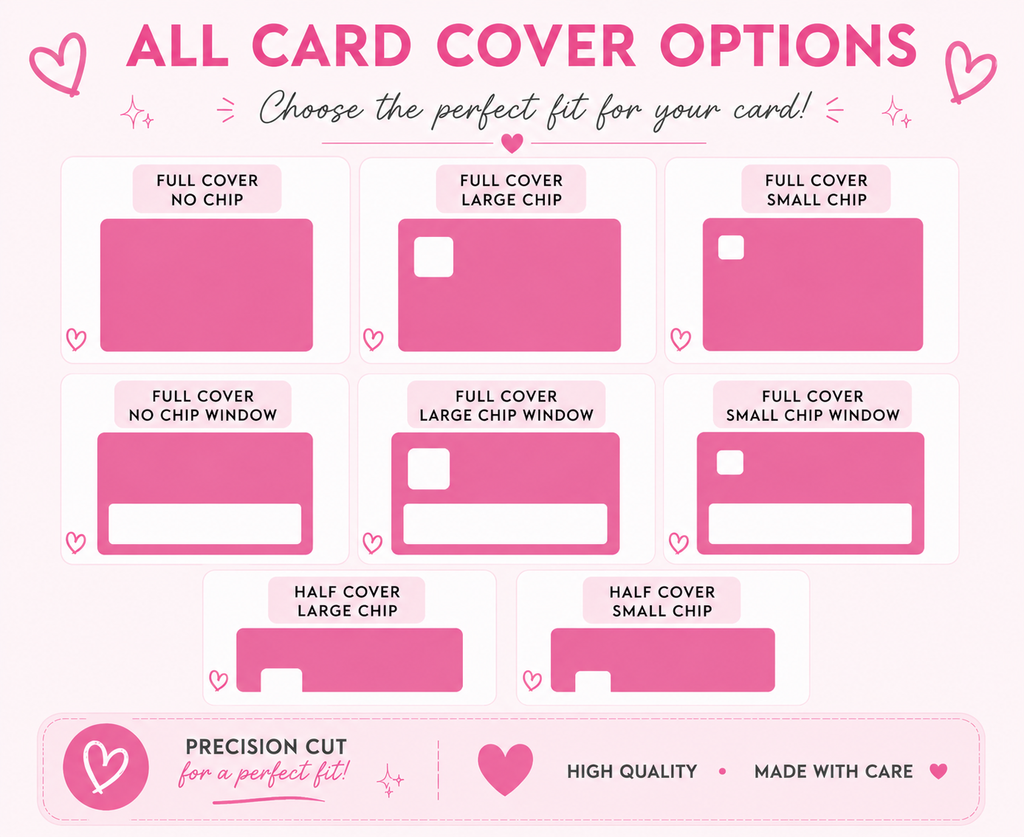 Custom Credit Card Decal| Customized to Your Liking| Waterproof Vinyl| Scratch Resistant