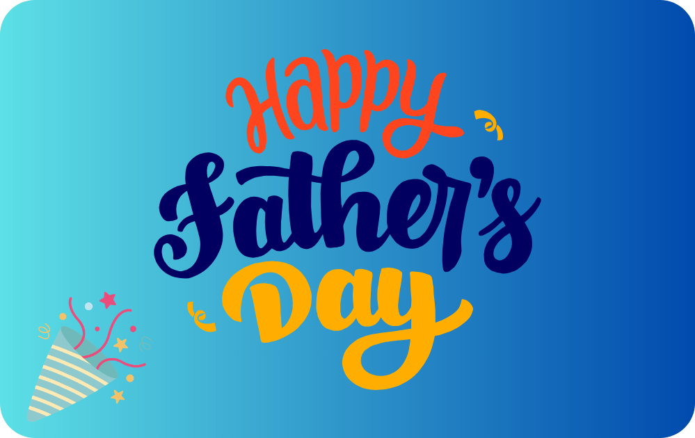 Custom Fathers Day Gift Card Decal| Customize to Your Liking| Waterproof Vinyl| Scratch Resistant| Glossy Laminate
