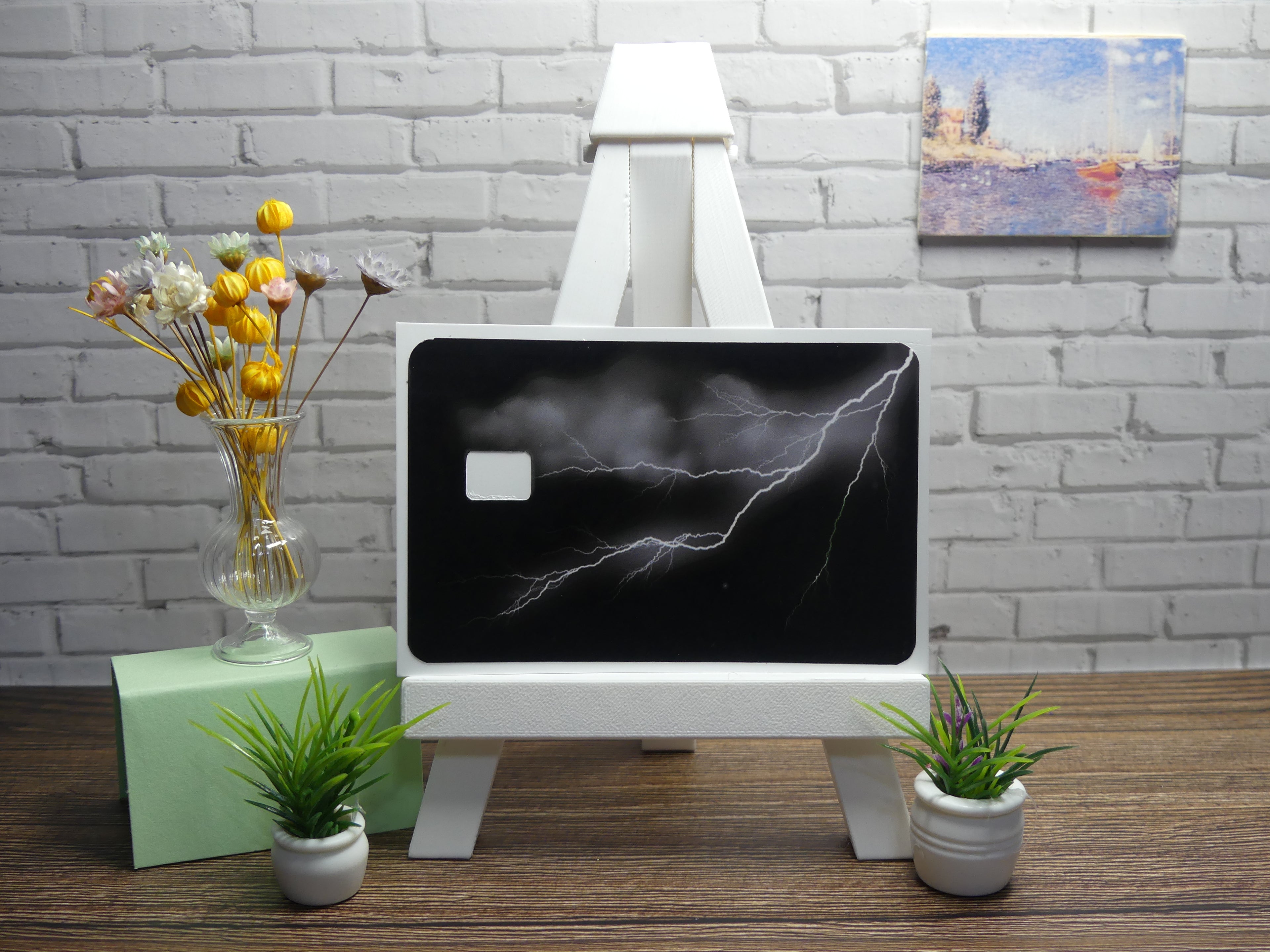 Custom Credit Card Decal| Waterproof Vinyl| Scratch Resistant| Glossy Laminate| Lightening