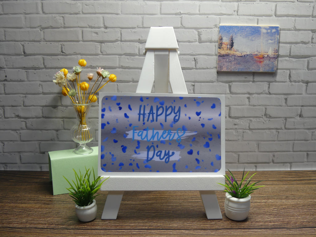 Custom Fathers Day Gift Card Decal| Customize to Your Liking| Waterproof Vinyl| Scratch Resistant| Glossy Laminate