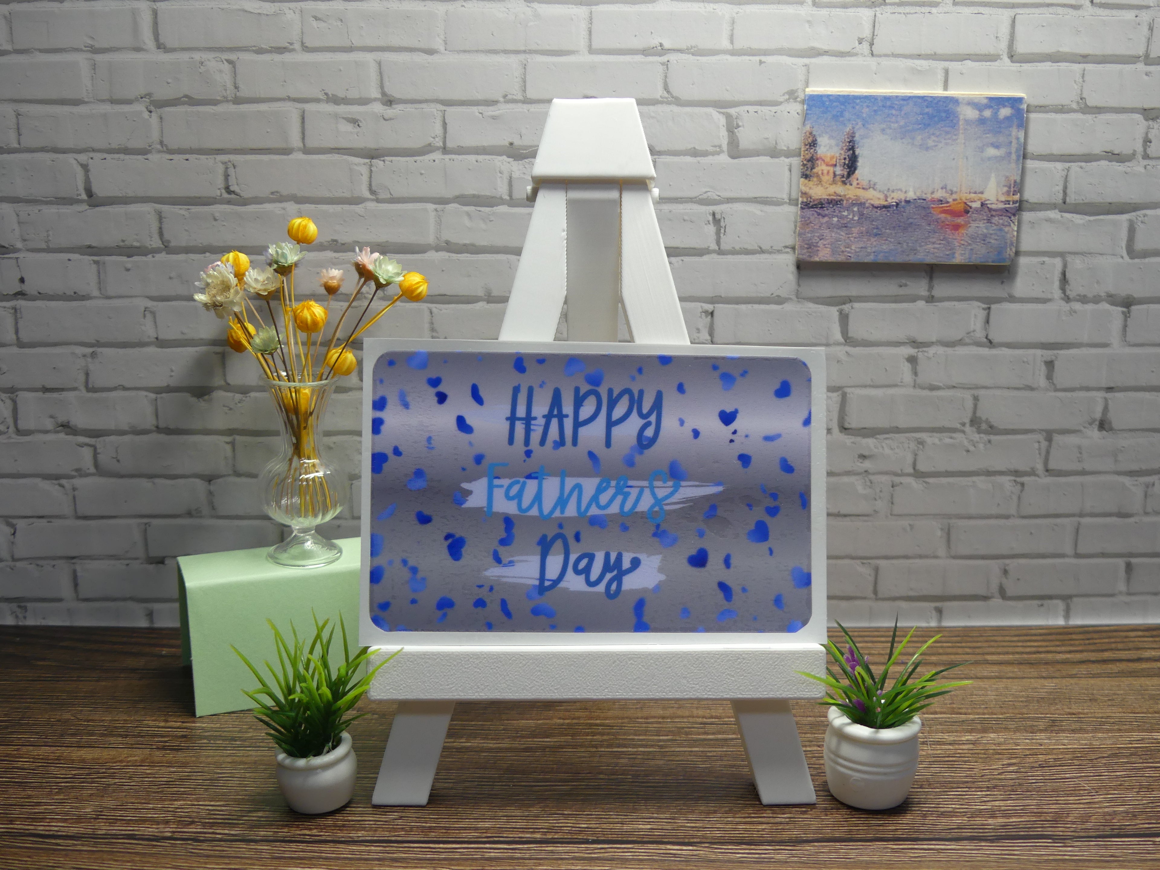 Custom Fathers Day Gift Card Decal| Customize to Your Liking| Waterproof Vinyl| Scratch Resistant| Glossy Laminate